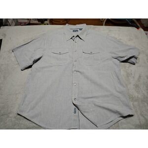 RK Brand Western Shirt Men 3XL Rockabilly Cowboy Rodeo Pearl Snap Short Sleeve